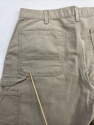 Vintage Carhartt Canvas Carpenter Work Pants Size 34 X 30