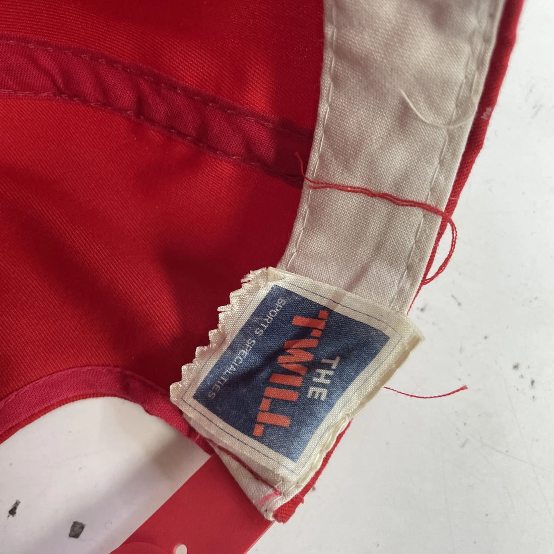 Vintage New England Patriots Script Sports Specialties Twill Snapback Hat OSFA