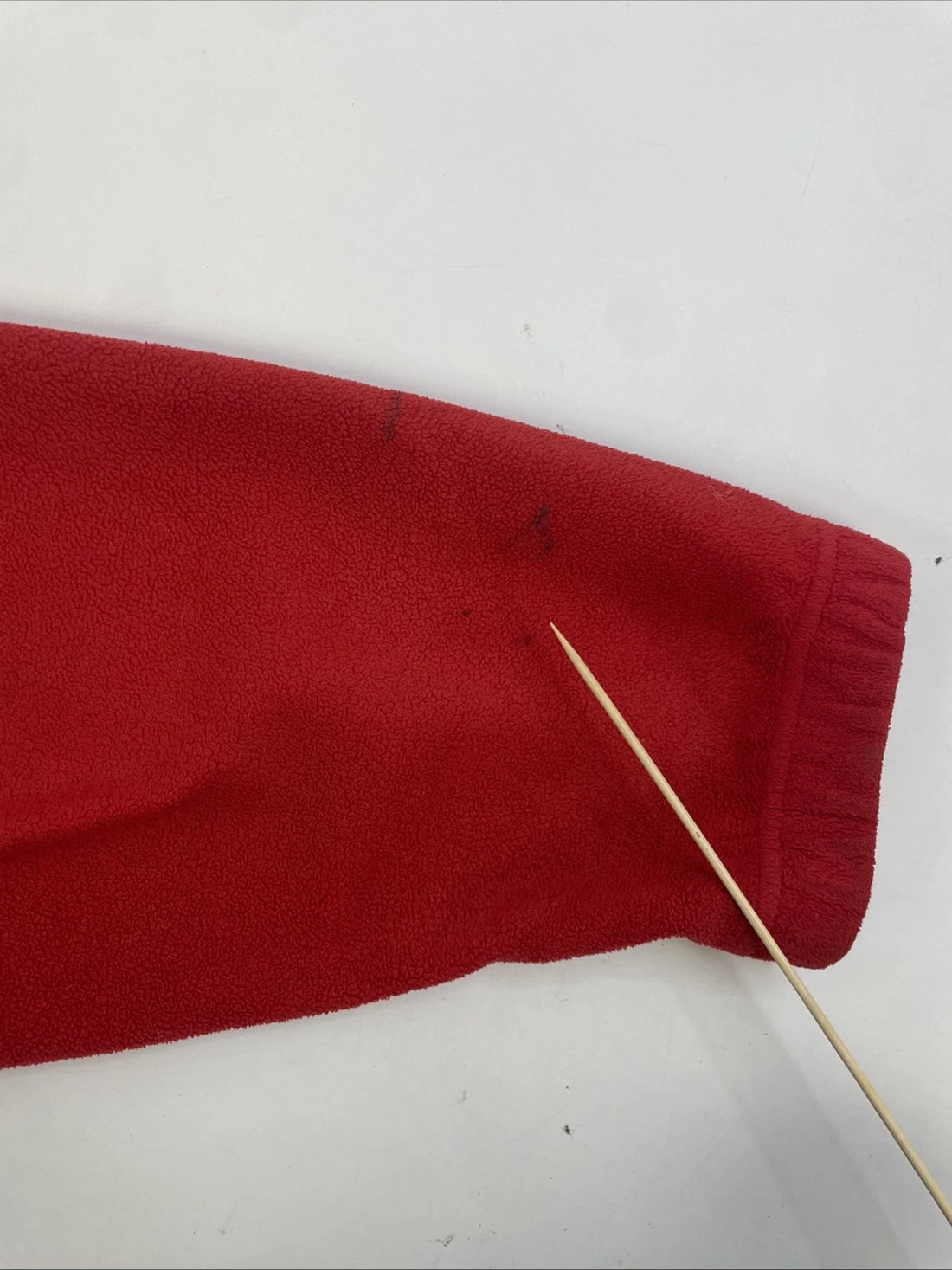 Tommy Hilfiger 1/4 Zip Pullover Fleece Jacket Size Large Red