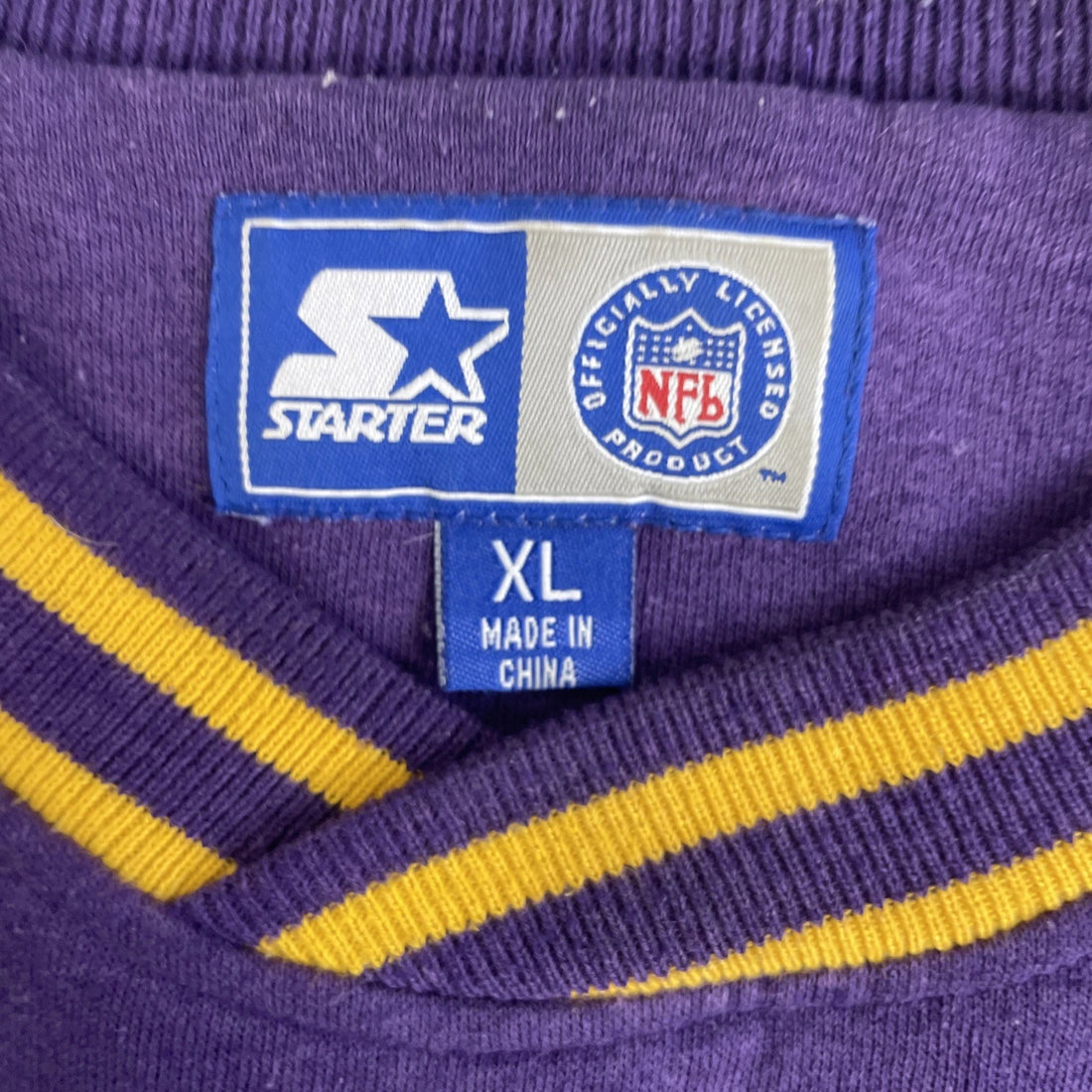Vintage Minnesota Vikings Starter Sweatshirt Size XL NFL
