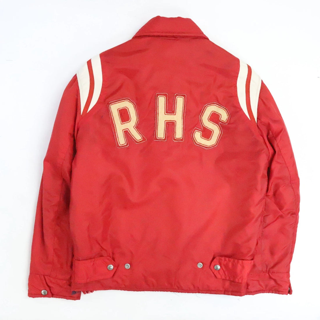 Vintage RHS Harv-al Bomber Jacket Size 36 Red