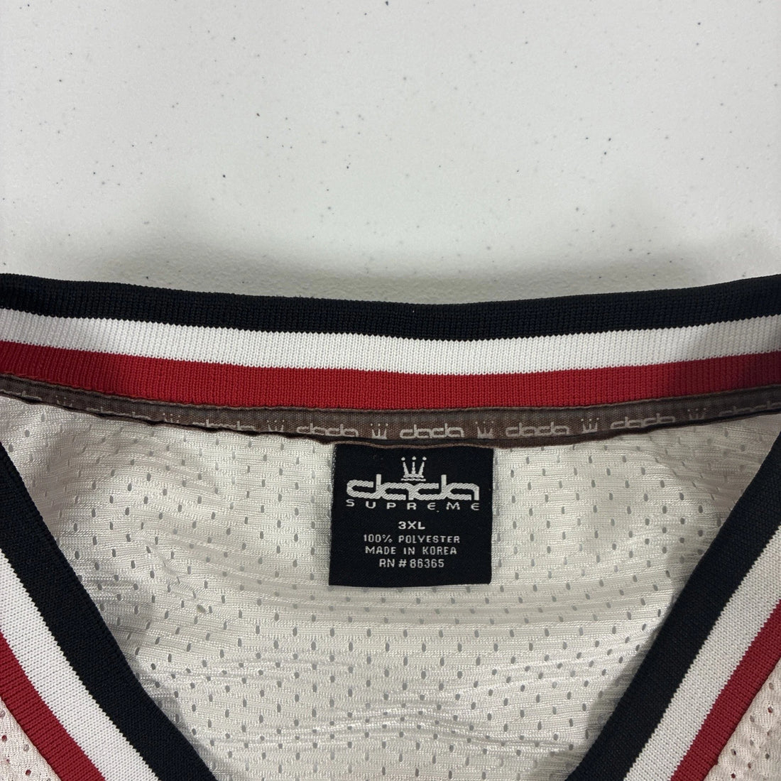 Vintage Dada Supreme Basketball Jersey Size 3XL Y2K