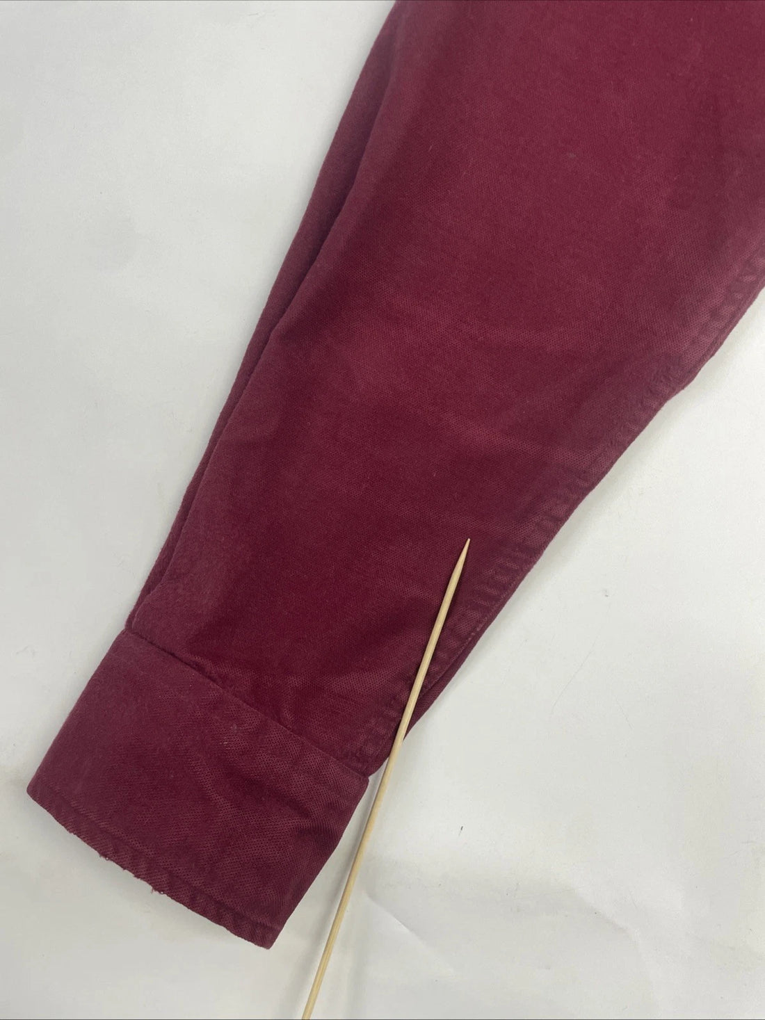 Vintage L.L. Bean Button Up Shirt Size 15 1/2 Red