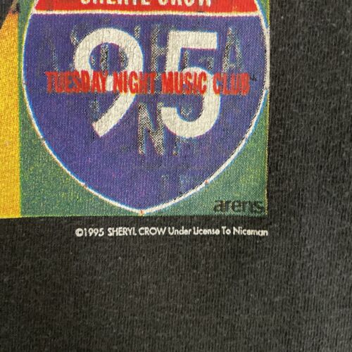 Vintage Sheryl Crow Tuesday Night Music Club T-Shirt Size Large Music 1995 90s