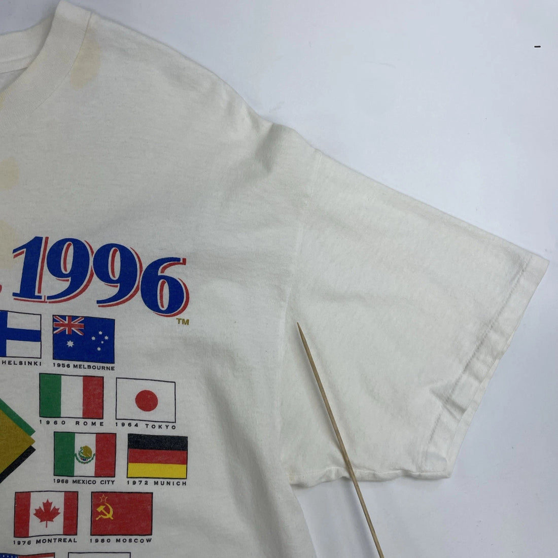 Vintage Atlanta Olympics T-Shirt Size XL 1996 90s