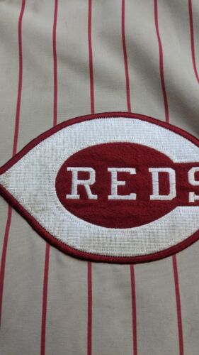 Vintage Cincinnati Reds Majestic Bomber Jacket Large Cooperstown Collection MLB