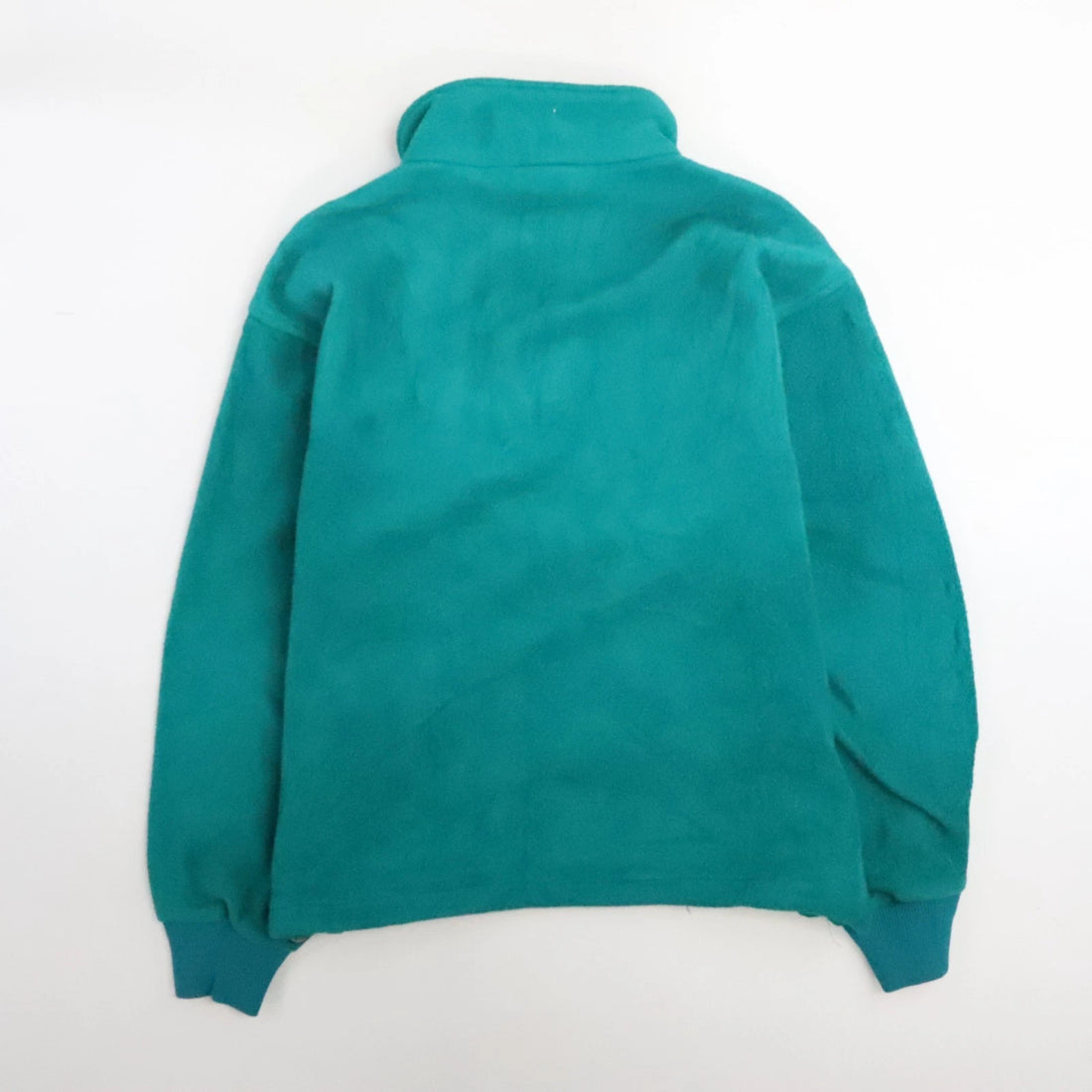Vintage Eddie Bauer 1/2 Zip Fleece Sweater Size Small Teal