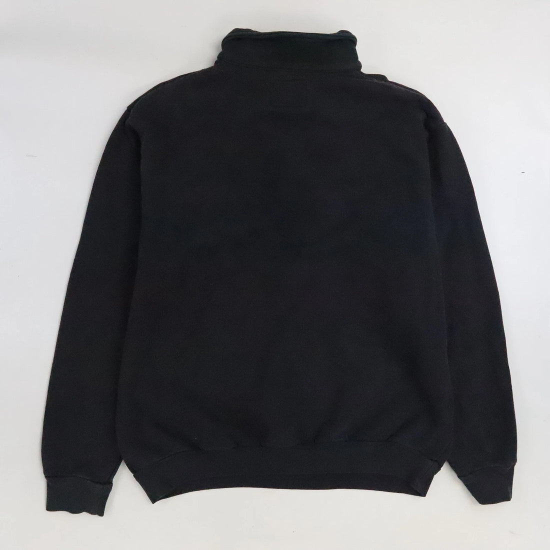 Vintage Taz Looney Tunes 1/4 Zip Pullover Sweater Size Large Black