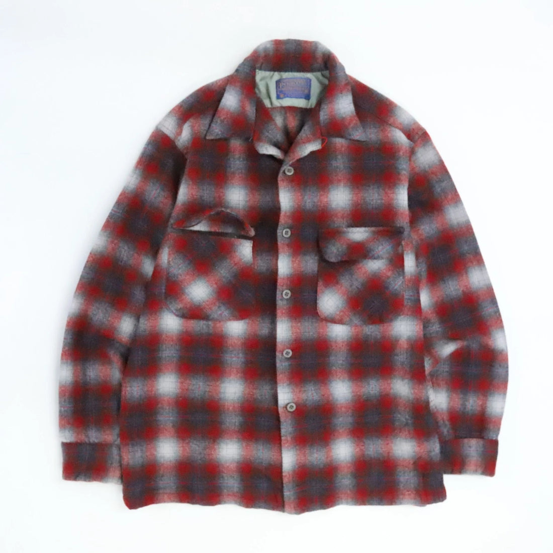 Vintage Pendleton Wool Board Button Up Shirt Size Medium