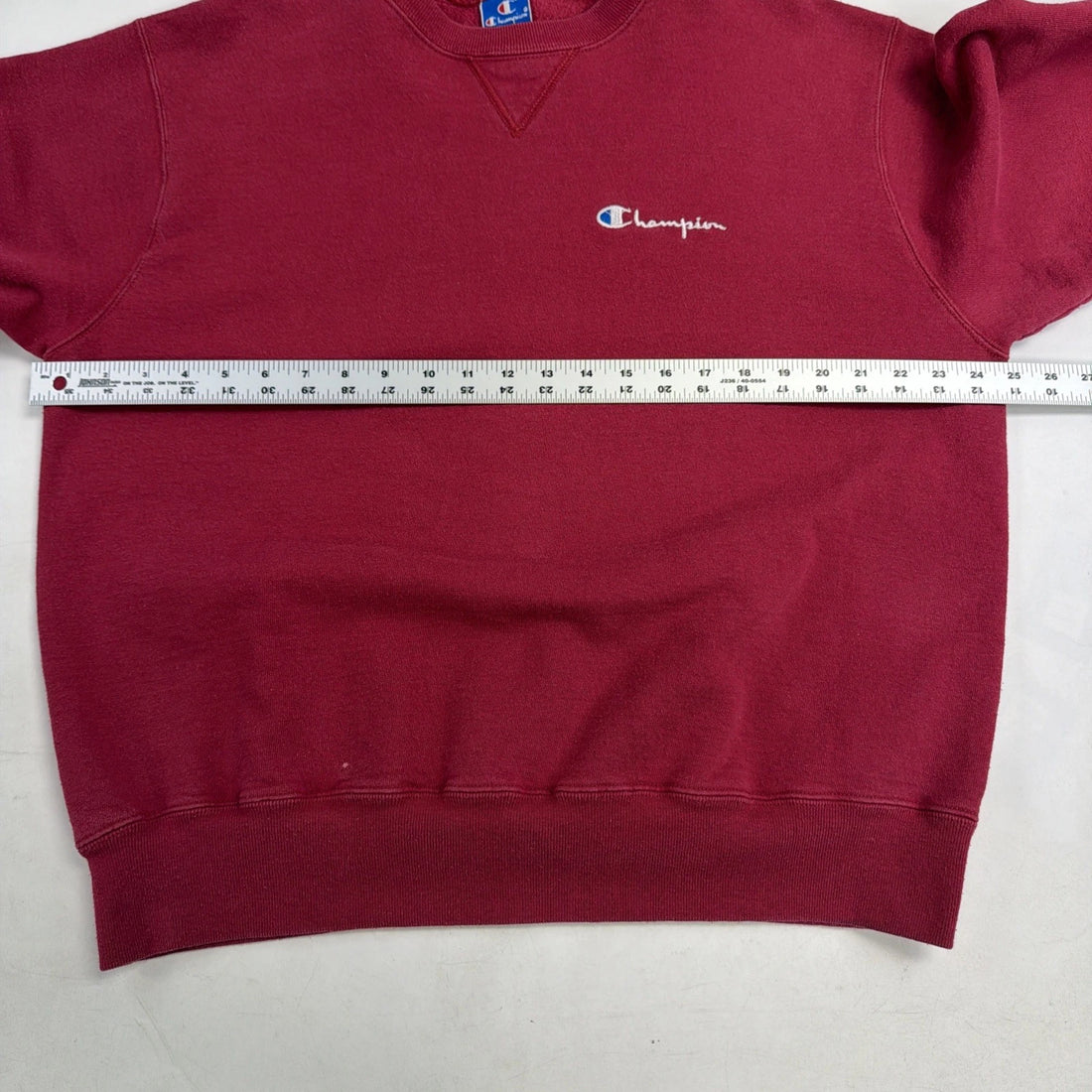 Vintage Champion Crewneck Sweatshirt Size 2XL Red 90s