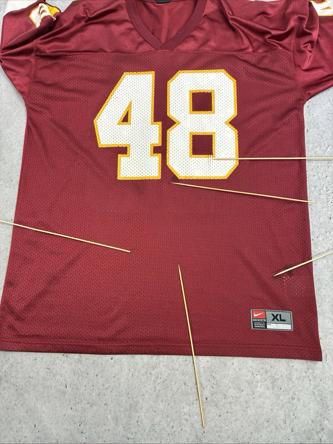 Vintage Washington Redskins Stephen Davis Nike Jersey Size XL NFL