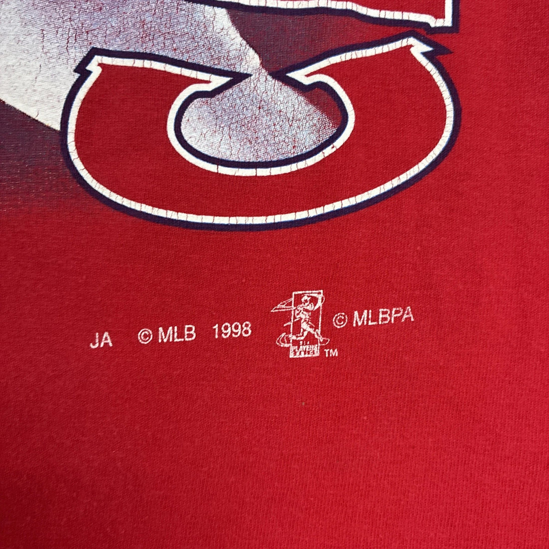 Vintage St. Louis Cardinals Mark McGwire T-Shirt Size XL 1998 90s MLB