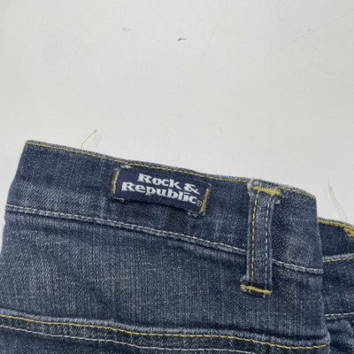 Vintage Rock & Republic Denim Jeans Pants Size 30 Y2K