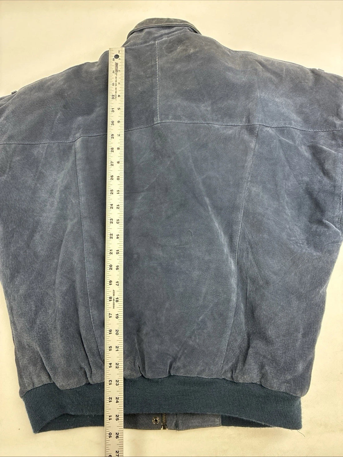Vintage Leather Suede Bomber Jacket Size Medium