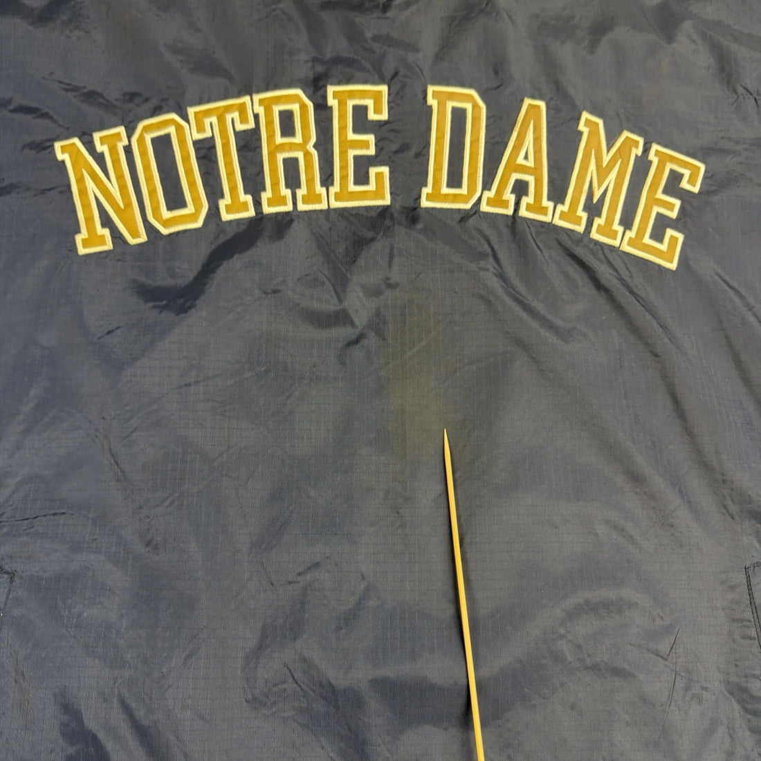 Notre Dame Fighting Irish Pullover Windbreaker Jacket Size 2XL NCAA