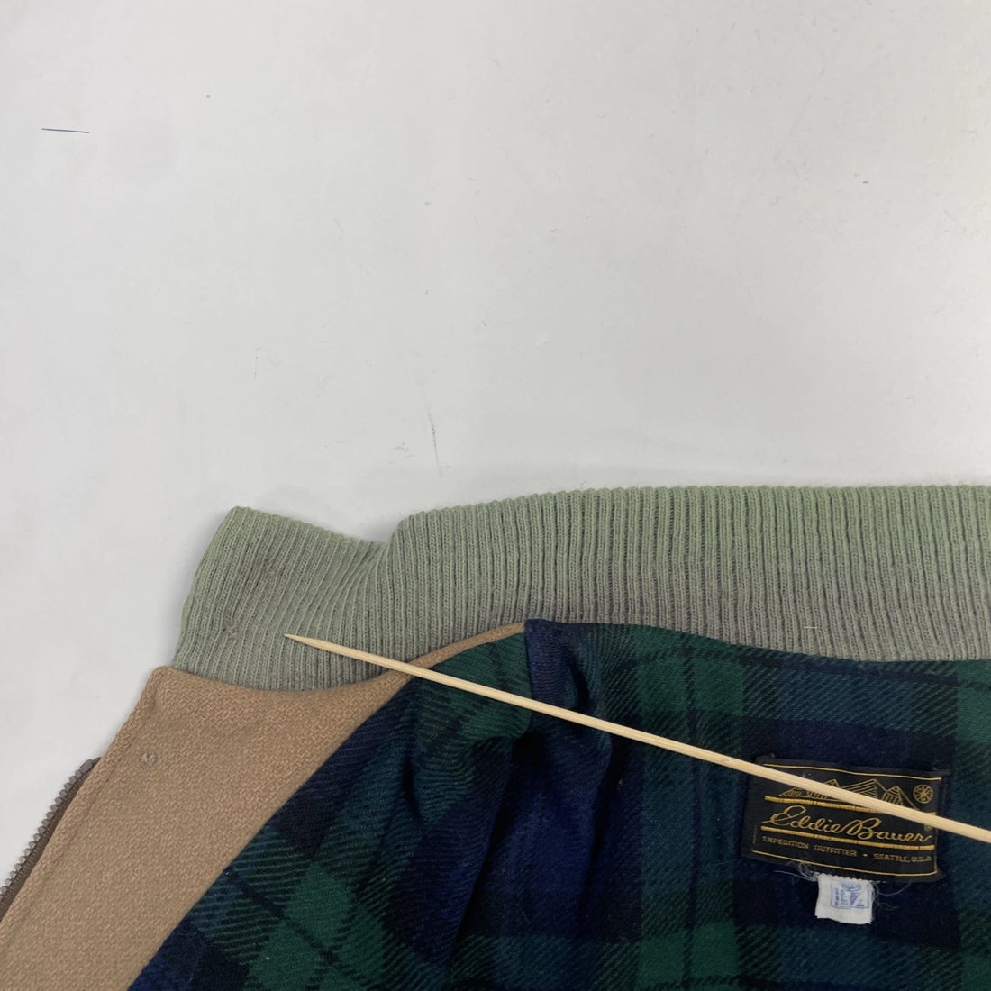 Vintage Eddie Bauer Wool Bomber Jacket Size Medium