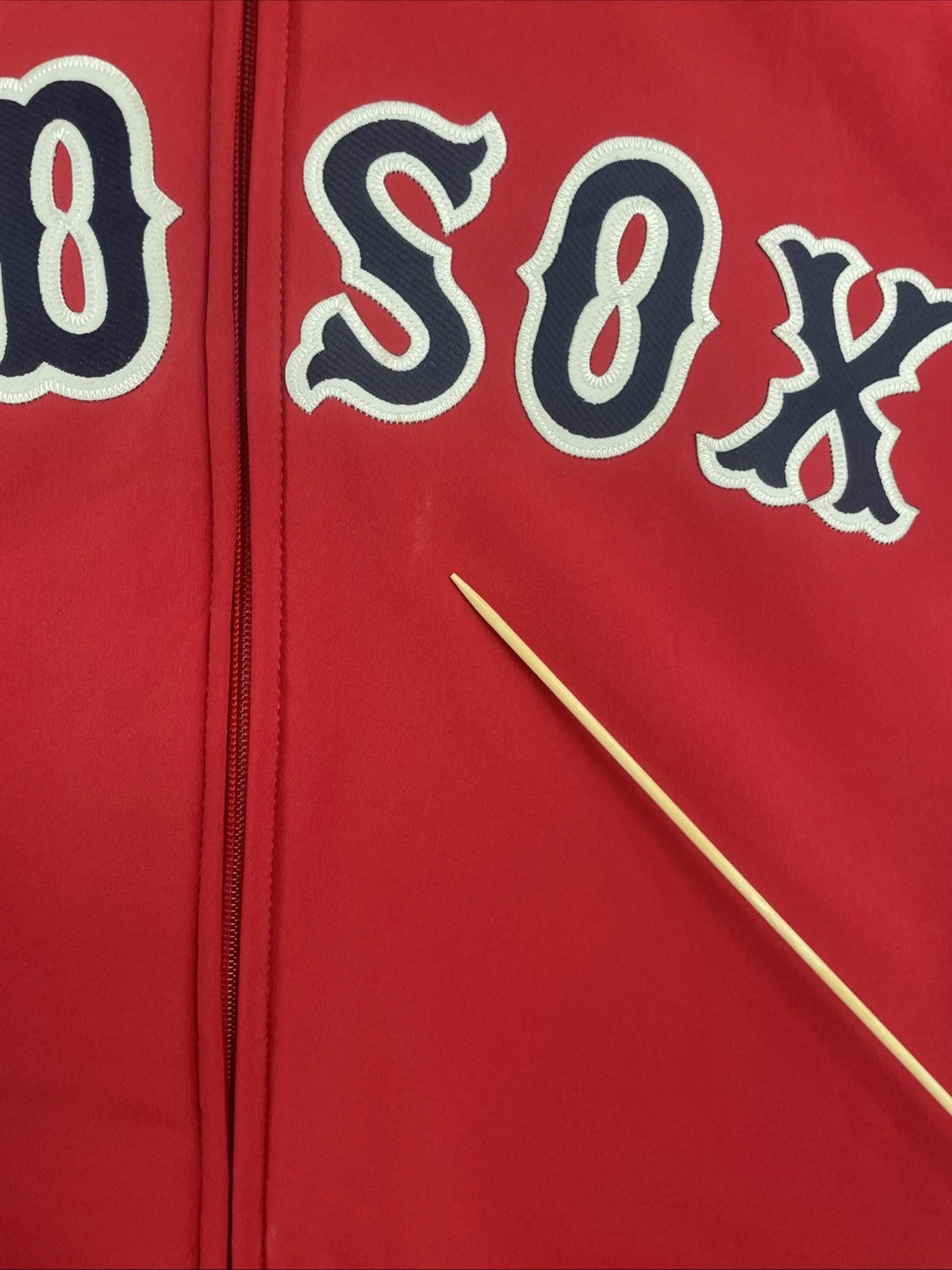 Boston Red Sox Majestic Dugout Bomber Track Jacket Size 2XL MLB