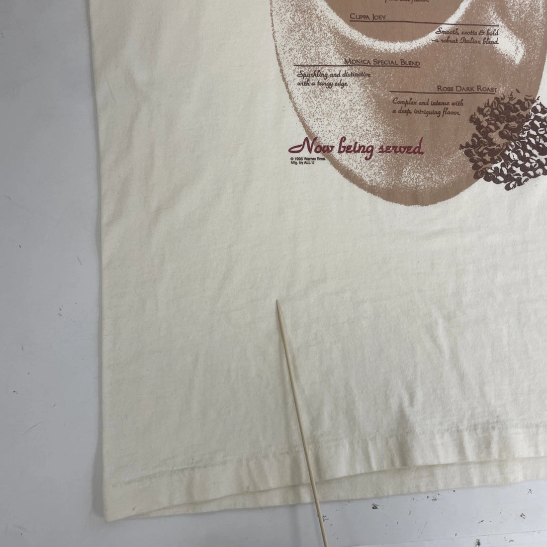Vintage How Do You Take Your Friends Coffee T-Shirt Size XL Sitcom TV 1995 90s