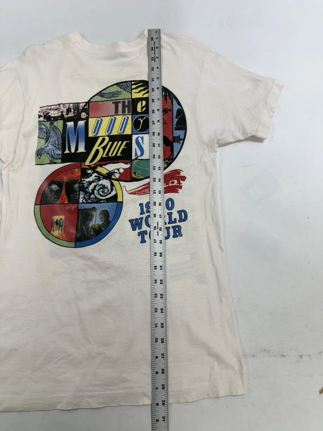 Vintage The Moody Blues Sur La Mer Threshold T-Shirt Size Large 1990 90s