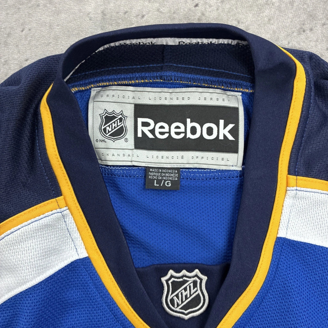 St. Louis Blues Reebok Hockey Jersey Size Large NHL
