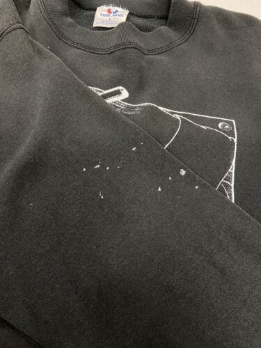 Vintage MC Escher Drawing Hands Sweatshirt Crewneck Size Large Art Illusion