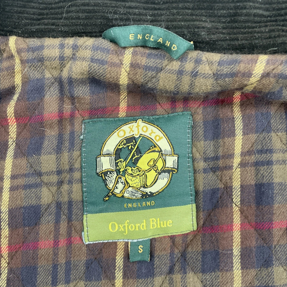 Oxford Blue Wax Barn Coat Chore Work Jacket Size Small England