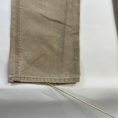 Vintage Carhartt Canvas Carpenter Work Pants Size 34 X 30 Brown