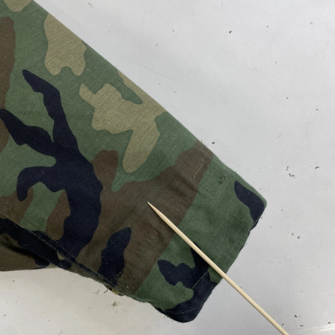 Military Cold Weather Woodland Camo Field Jacket Size Small With Liner