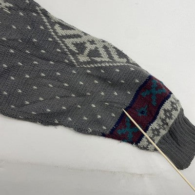 Vintage Perspective Fair Isle Crewneck Sweater Size Large