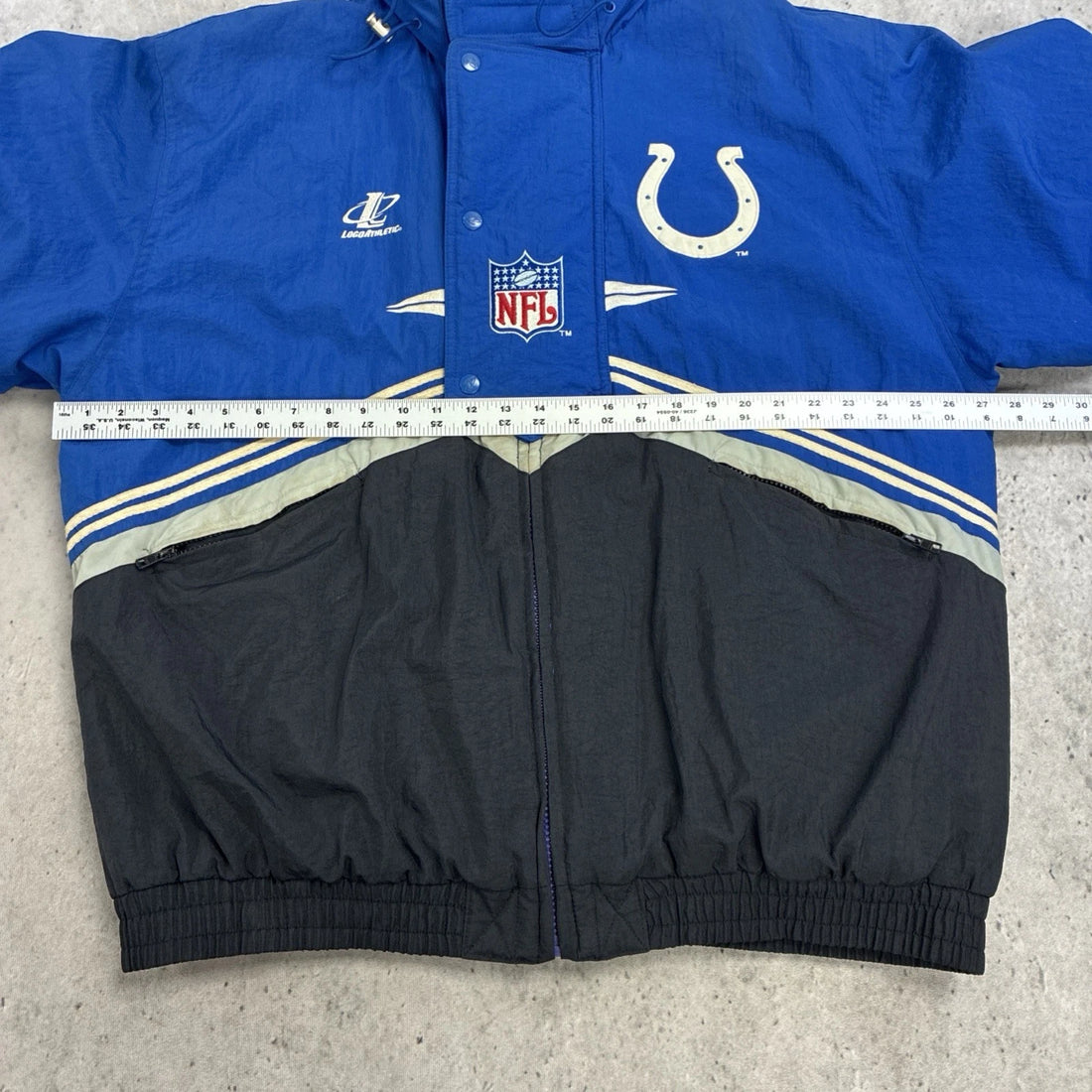 Vintage Indianapolis Colts Logo Athletic Puffer Jacket Size XL NFL