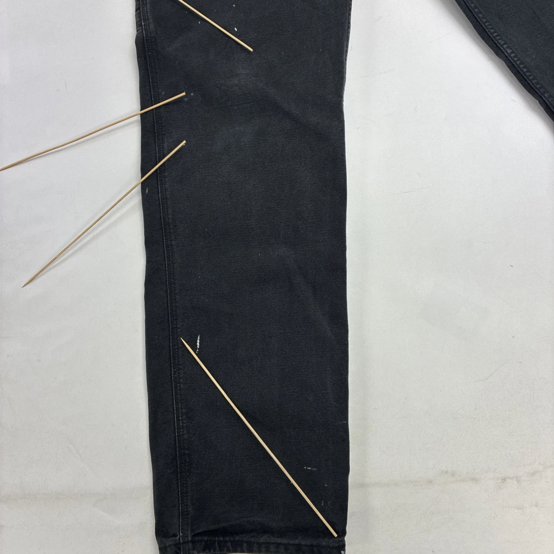 Carhartt Canvas Carpenter Work Pants Size 36 X 36 Black