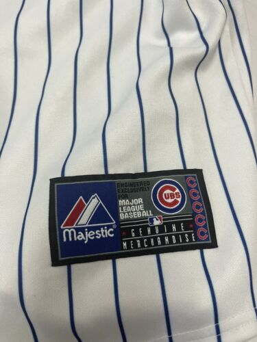 Chicago Cubs Derrek Lee Majestic Baseball Jersey Size 2XL