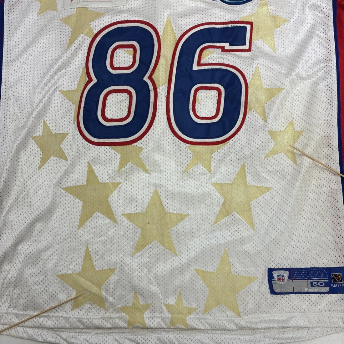 Vintage Hines Ward All Star Pro Bowl 2004 Authentic Reebok Jersey Size 60 NFL