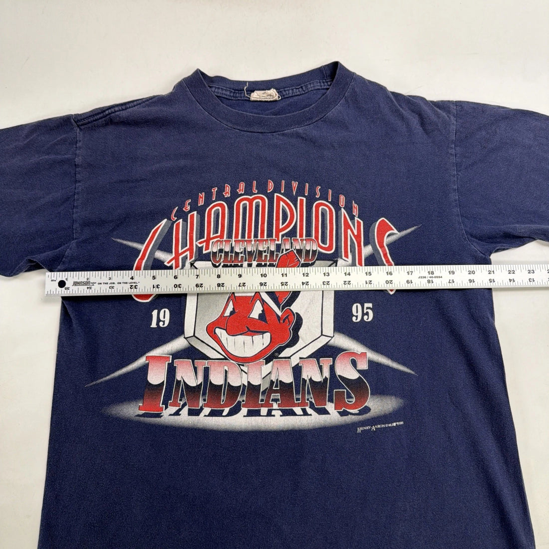 Vintage Cleveland Indians Division Champs T-Shirt Size Large MLB