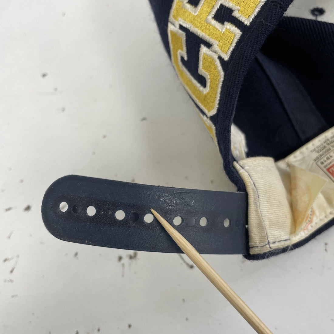 Vintage Michigan Wolverines American Needle Blockhead Snapback Hat Cap OSFA NCAA