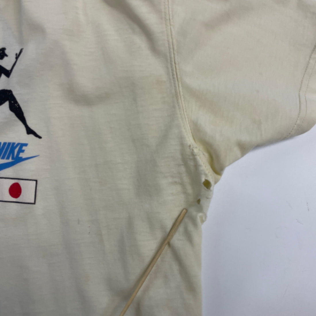 Vintage Nike Running T-Shirt Size XL Distressed 1988 80s