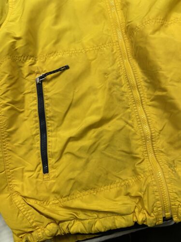 Vintage Polo Sport Ralph Lauren Windbreaker Light Jacket Size Large Blue Yellow