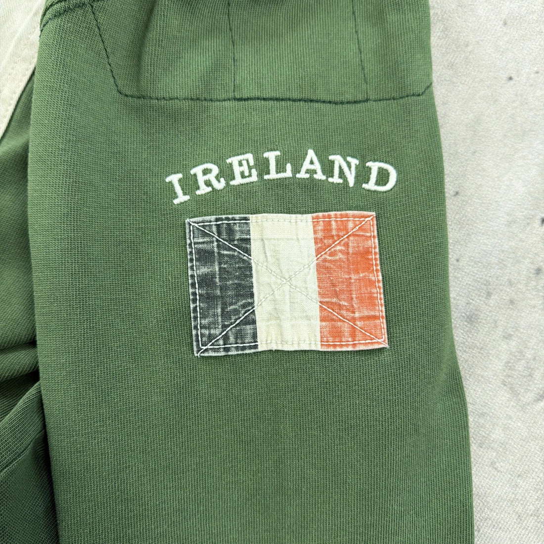 Vintage Ireland Rugby Ralph Lauren Hooded Shirt Size 2XL