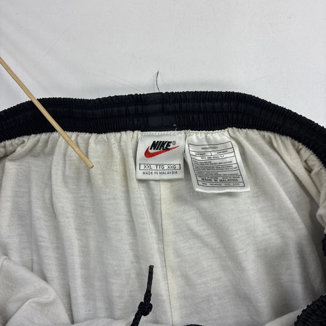 Vintage Nike Nylon Track Pants Size 2XL Black