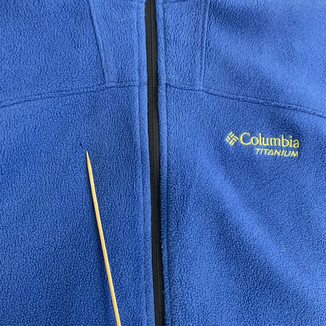 Columbia Titanium Fleece Jacket Size Large Blue