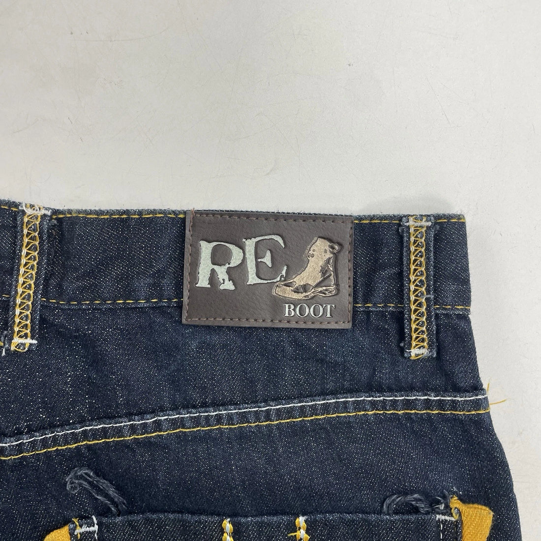 Vintage Red Boot Denim Jeans Pants Size 34 X 32 Y2K