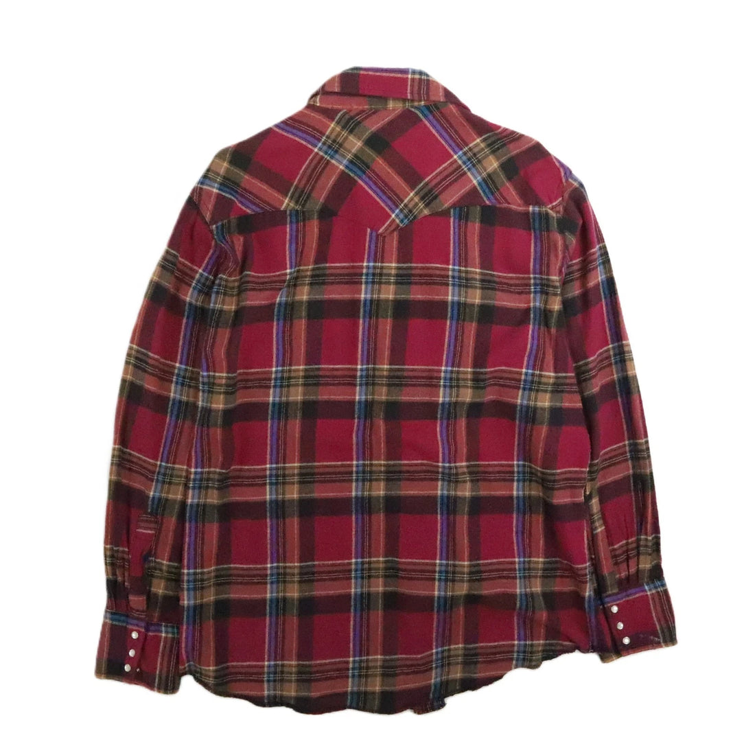 Wrangler Western Pearl Snap Shirt Size XL Plaid