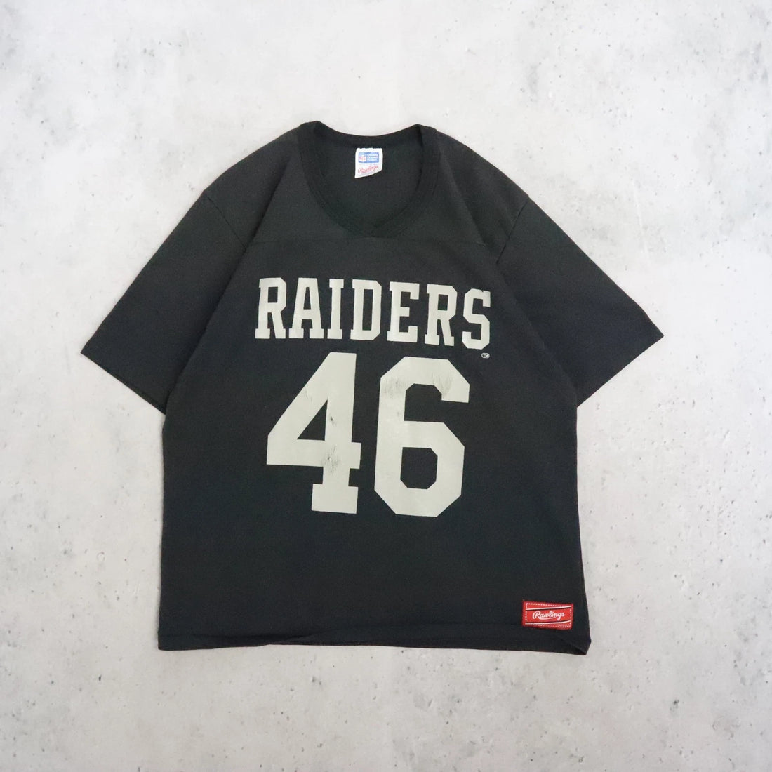 Vintage Los Angeles Raiders Todd Christensen Rawlings T-Shirt Size Large 80s NFL