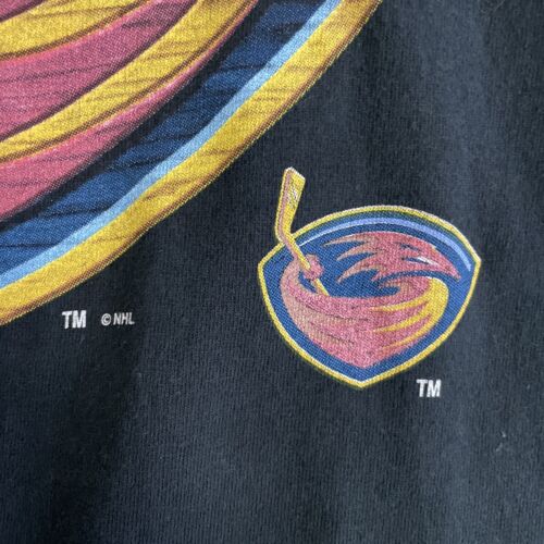 Vintage Atlanta Thrashers Pro Player T-Shirt Size XL 90s NHL