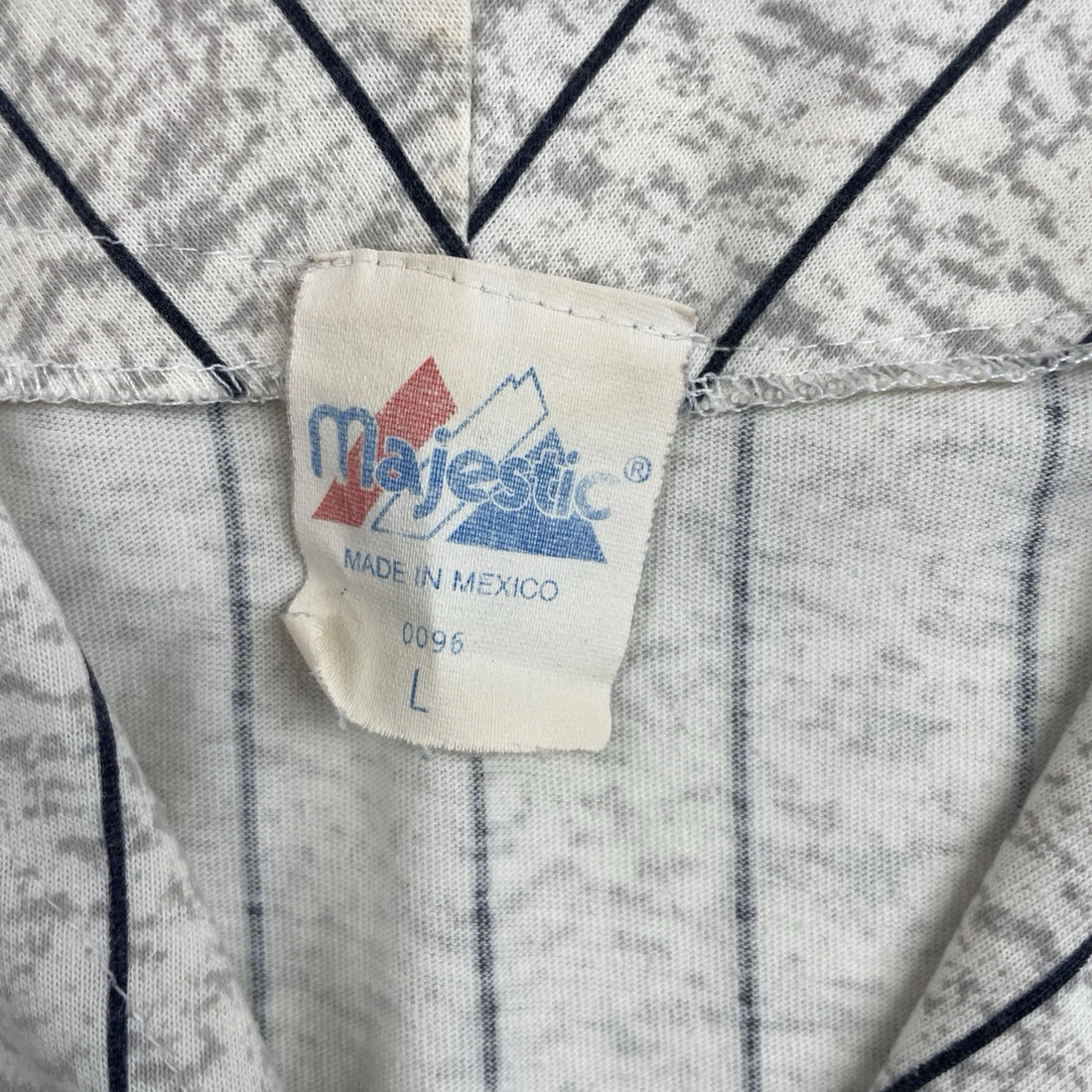 Vintage Cleveland Indians Majestic Cotton Baseball Jersey Size Large MLB