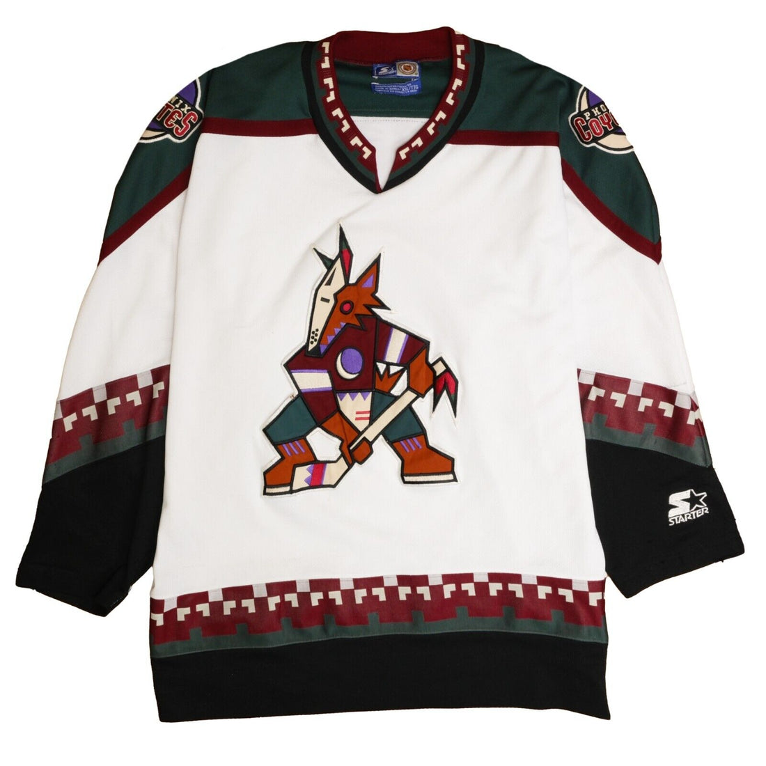 Vintage Phoenix Coyotes Starter Hockey Jersey Size 2XL Kachina NHL