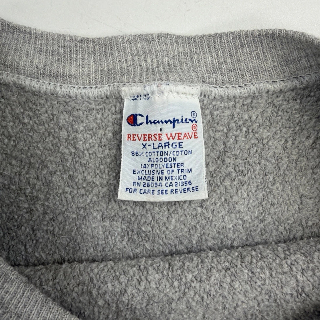Vintage Champion Reverse Weave Crewneck Sweatshirt Size XL Gray 90s