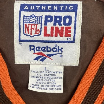 Vintage Cleveland Browns Reebok Pullover Windbreaker Light Jacket Large NCAA