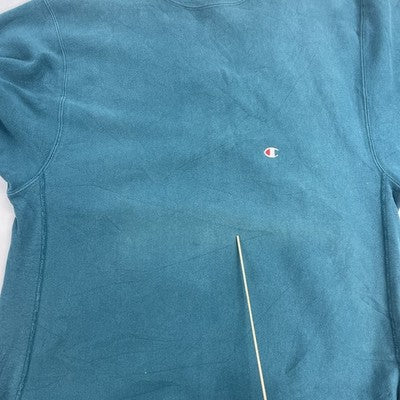 Vintage Champion Reverse Weave Crewneck Sweatshirt Size 2XL Teal 90s