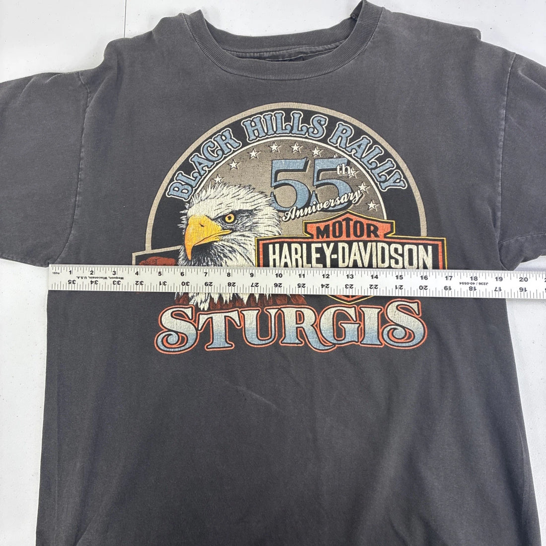Vintage Harley Davidson Motorcycles Black Hills Rally Sturgis T-Shirt Large 90s